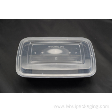 PP material packing box 38oz with lid